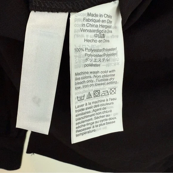NEW J. Crew Drapey Faux Wrap Top Sz 6 Black - Picture 10 of 11